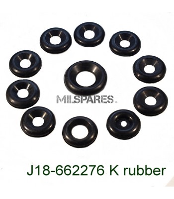 Grommet set, rubber, fire wall